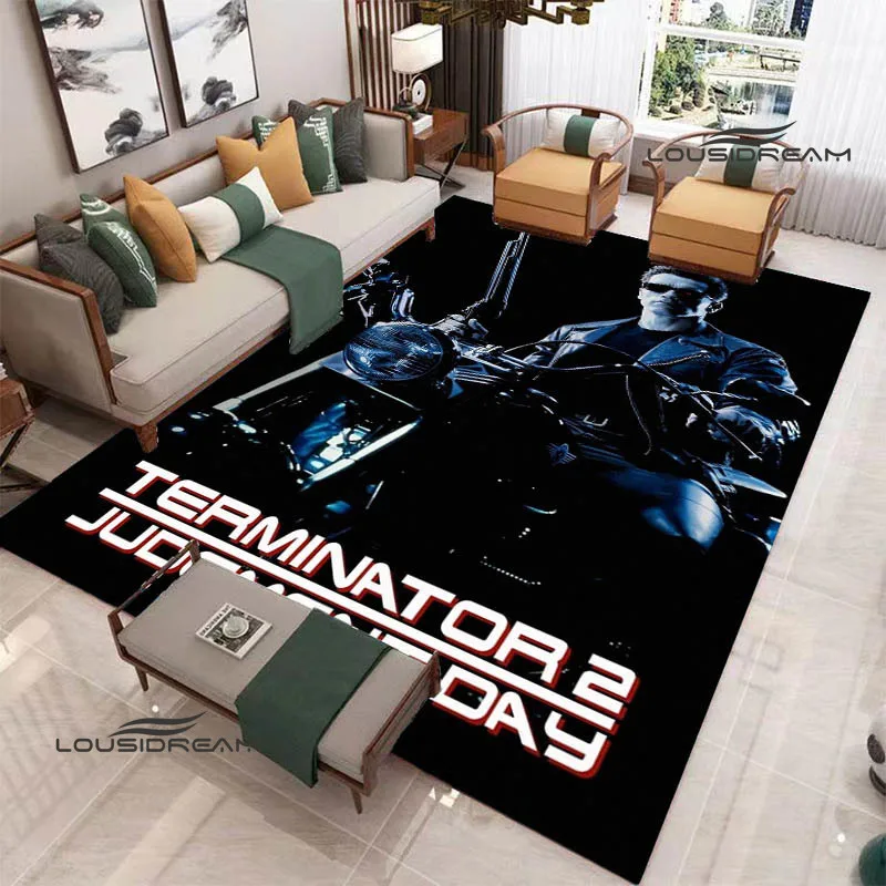 3D Schwarzenegger Terminator Printed carpet non-slip carpet bedroom decor door mat outdoor rug bedroom decoration birthday gift