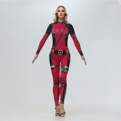 Moive Cosplay Costume for Women Halloween Carnival Superhero Party Bodysuit Fancy Holiday Clothes Adult Sexy Jumpsuits