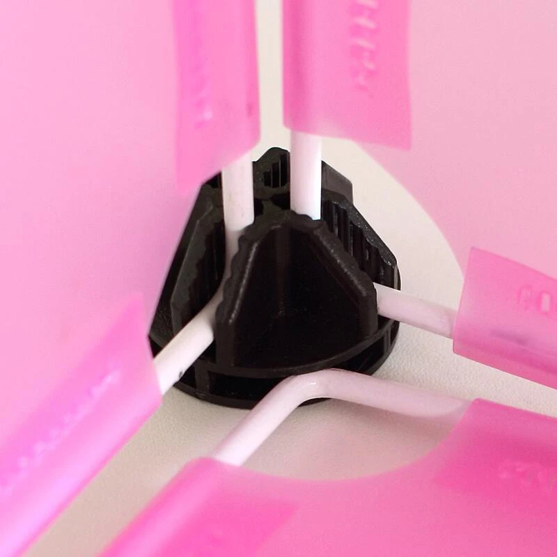 10pcs Wire Cube Plastic Connectors Wardrobe Snap Modular Organizer Closet Cabinet Box Clasp Buckle Clip