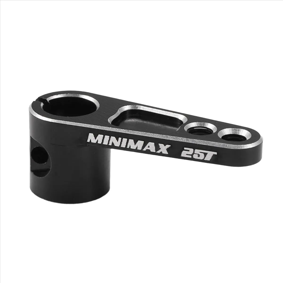 ABXY Cnc Aluminum 25T Servo Horn Steering Arms for TRX4 RC Crawler Truck,Black