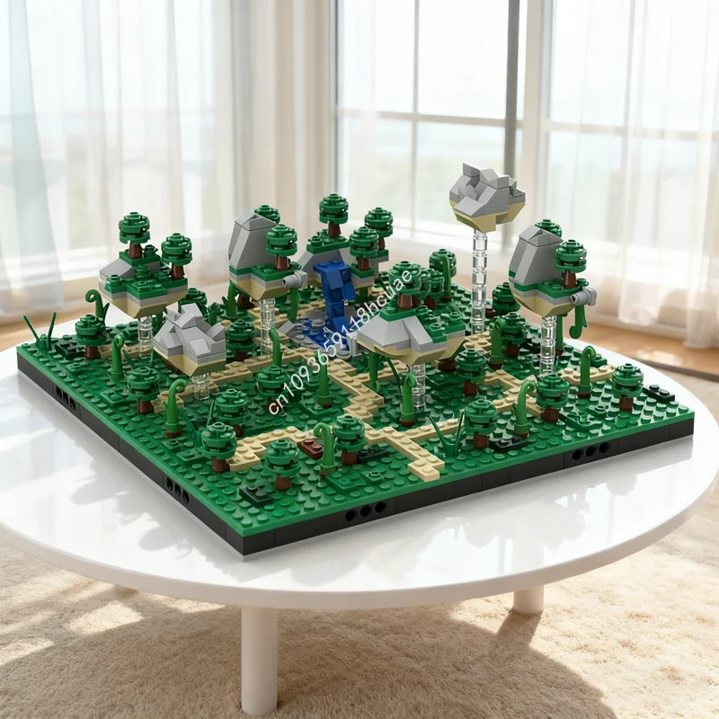 

667pcs MOC Land The Floating Islands Castle Fantasy Model Building Blocks Assemble Christmas Gifts DIY Toy Creative Idea Kids