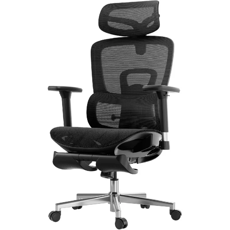 

Ergonomic Office Chair with 3D Adjustable Armrests, Adjustable Lumbar Support High Back for Computer Chair, Big