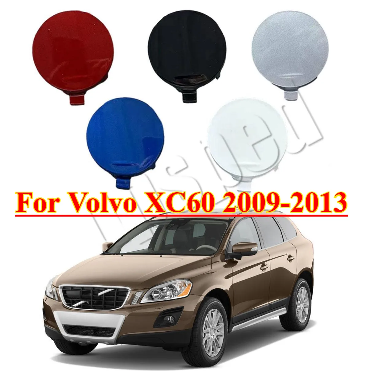 

Front Bumper Tow Hook Hole Eye Cover Cap For Volvo XC60 2009-2013 39854961 New