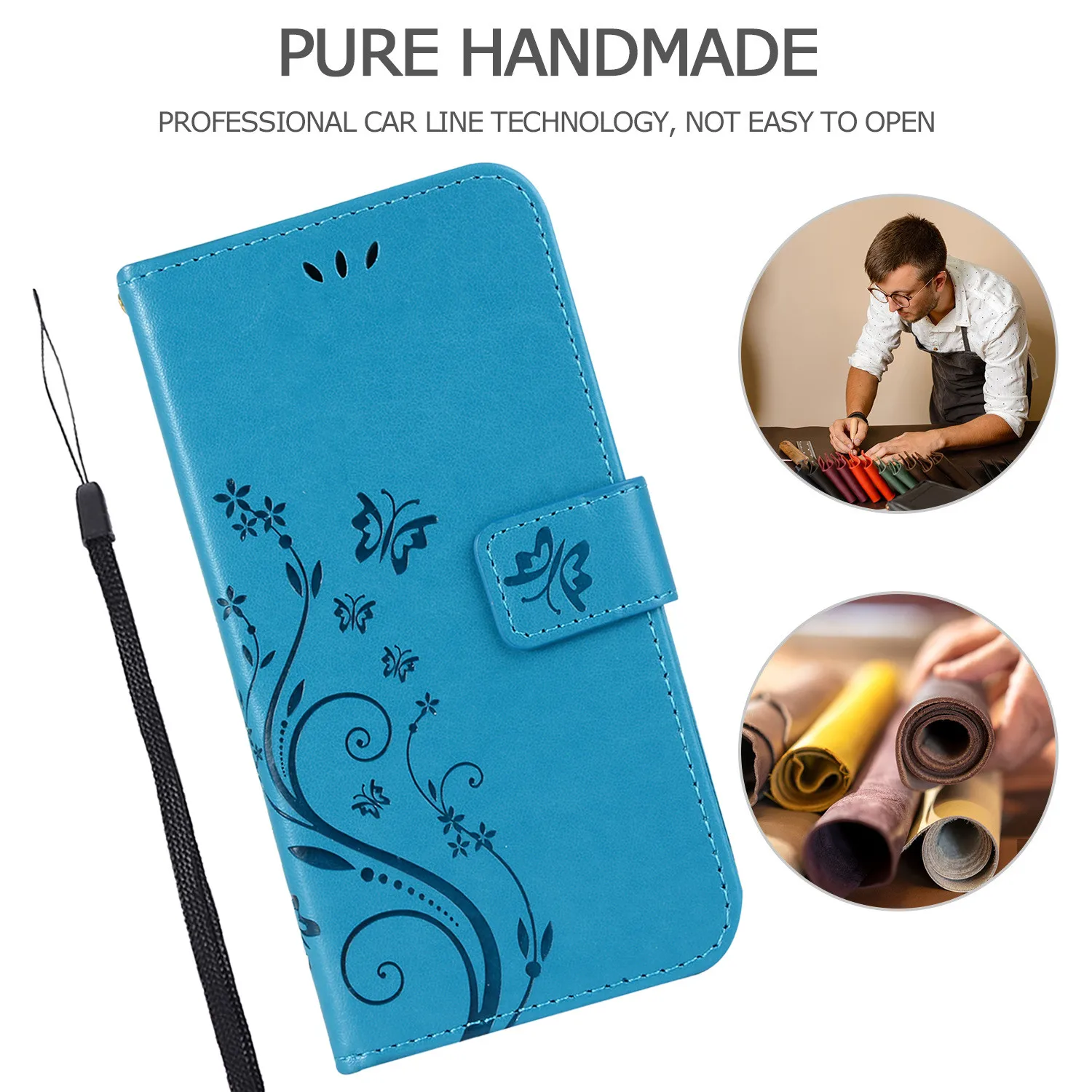 Flip Case For Samsung Galaxy A14 A15 A55 A13 A23 A33 A53 A73 A12 A22 A32 5G A42 A52S A72 Leather Wallet Stand Phone Book Cover