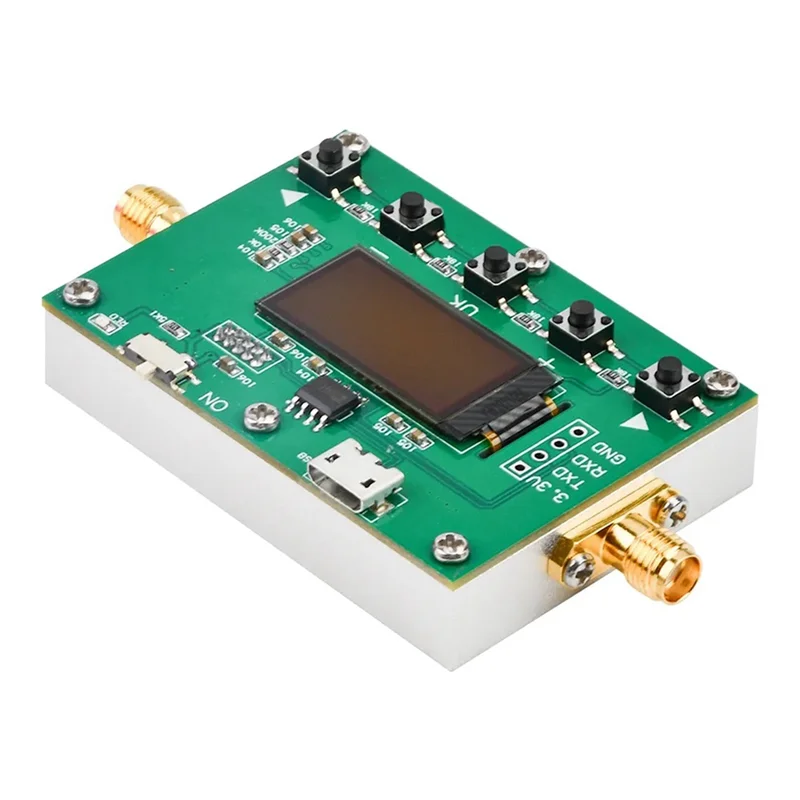 

Well Made-DC5V Digital RF Attenuator Module Accessories DC-6Ghz Parallel 0-31.75DB Programmable Attenuator CNC Housing RF Module