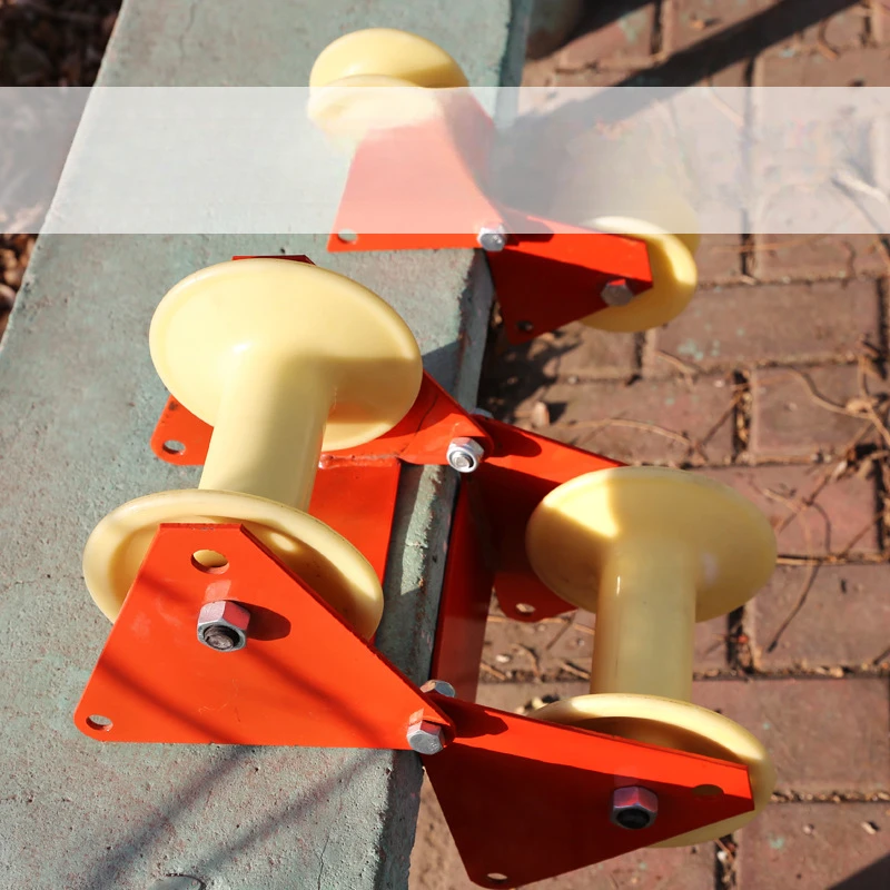 Electric High-altitude Operation Retract protect Pulley Labor-saving Rope Anti-wear Wheel Cable