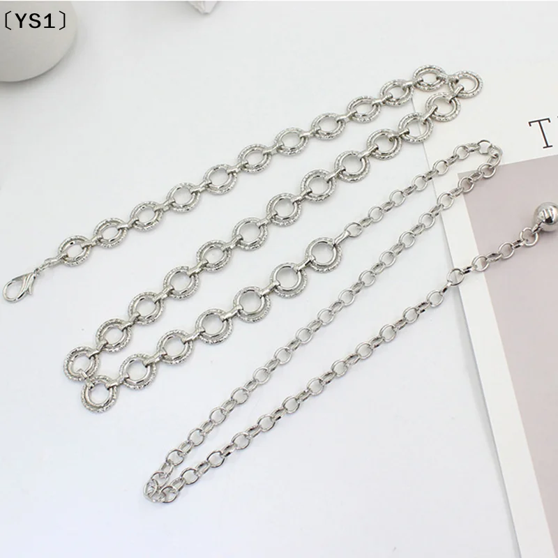 〔YS1〕Fashion Metal Waist Chain Adjustable Body Link Belt For Women Dress Thin Waist Trendy Jewelry Accessories