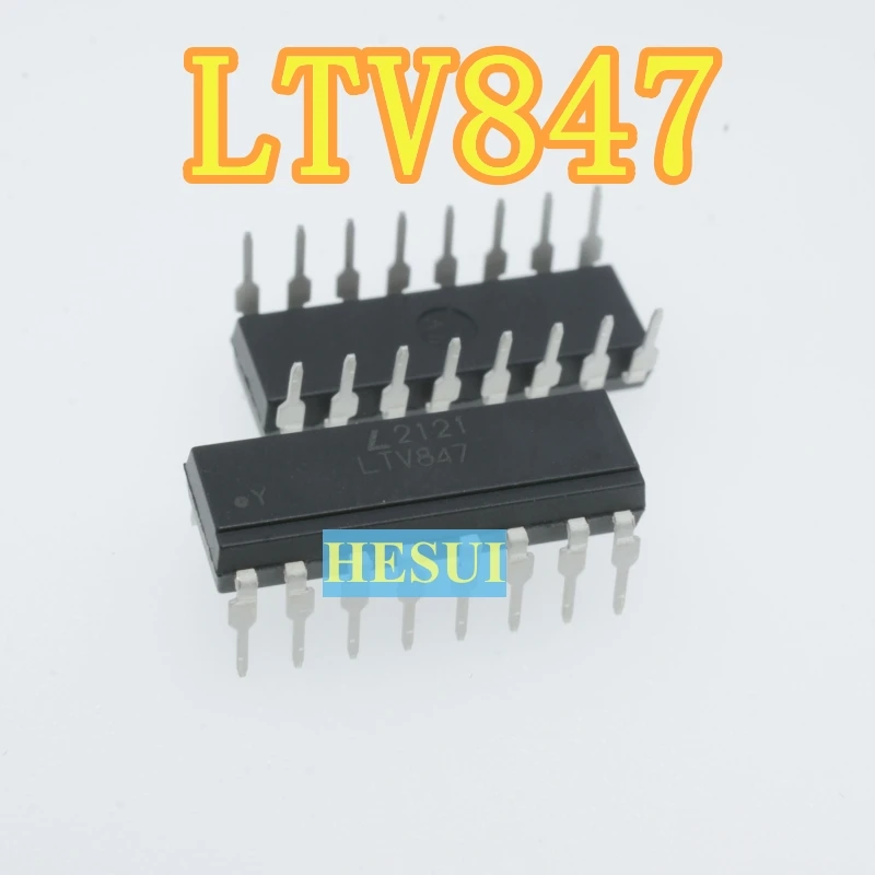 500pcs/1000pcs LTV-847 DIP-16 transistor output optocoupler original