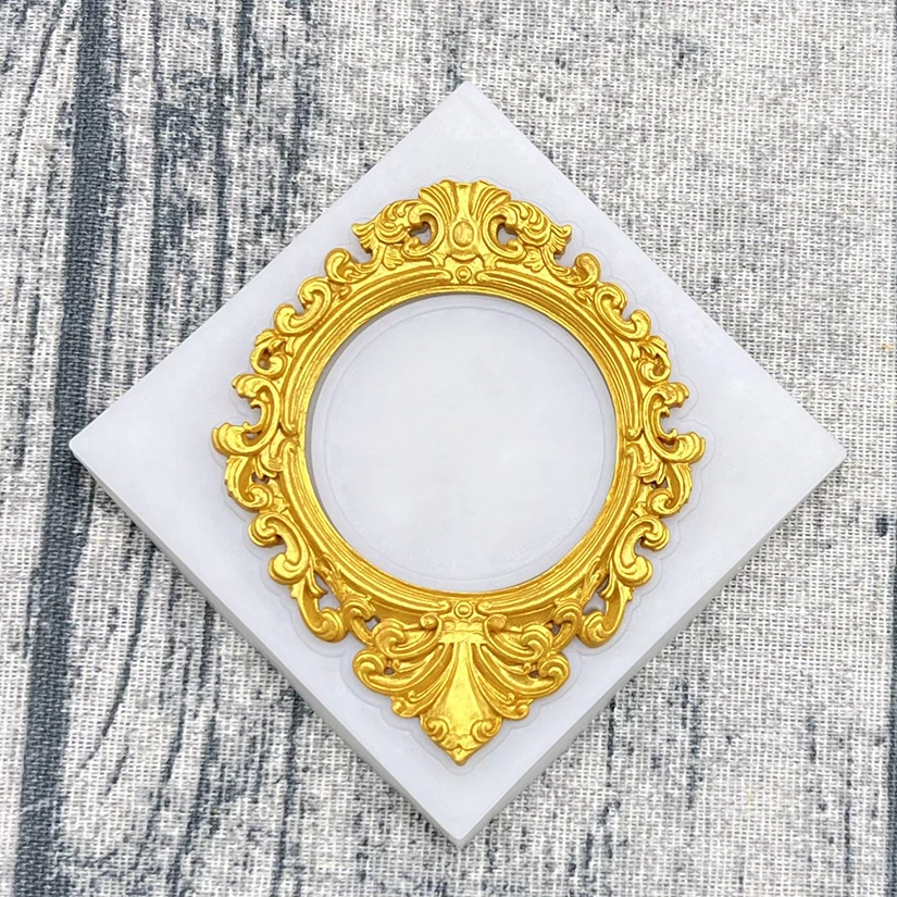 Photo Frame Silicone Mold Sugarcraft Cupcake Baking Mold Fondant Cake Decorating Tools Resin Tools