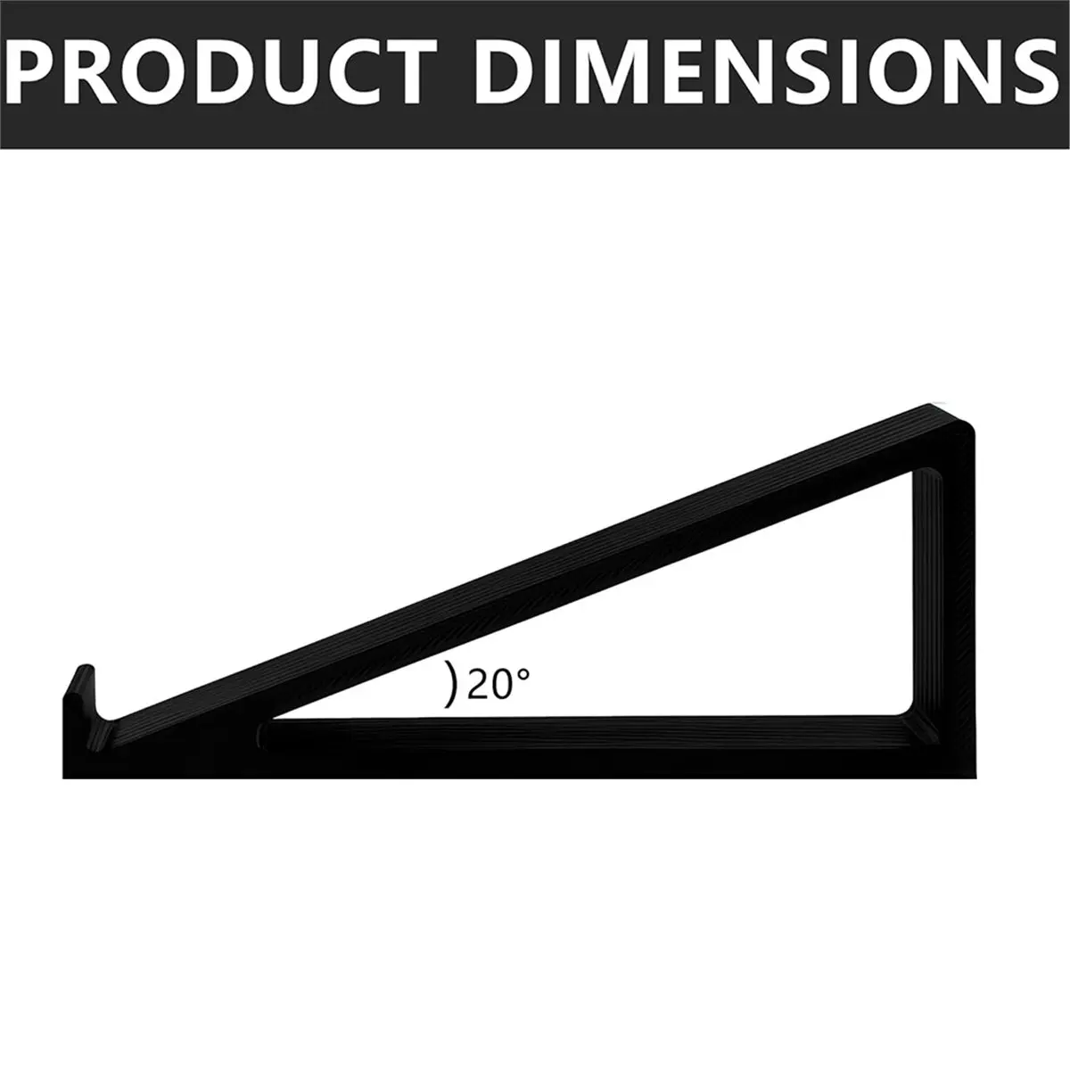 ABAN Audio Interface Stand Computer Keyboard Stand Desk Keyboard Holder Solid Triangle Frame