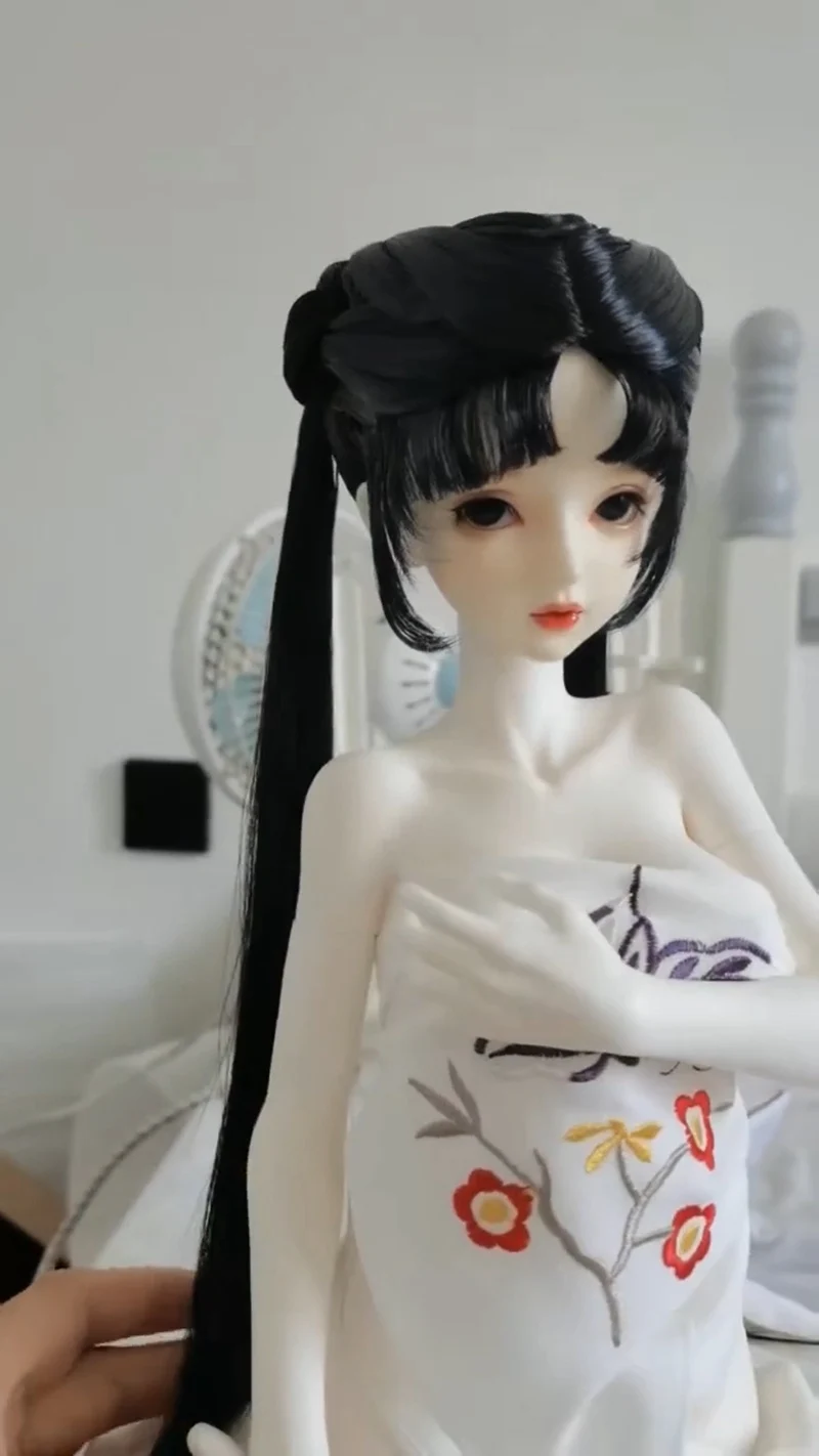 Blyth 1/6 1/4 1/3 BJD Wig Ancient Costume Hanfu Doll Accessories Fairy Hair Retro Wigs For BJD/SD YOSD MSD SD13 Girl Uncle C2032