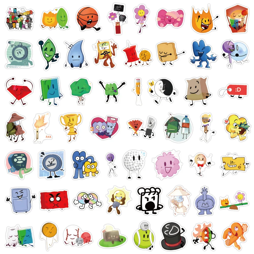 110pcs Battle for Dream Island Gaming Notebook Water Cup Waterproof Sticker