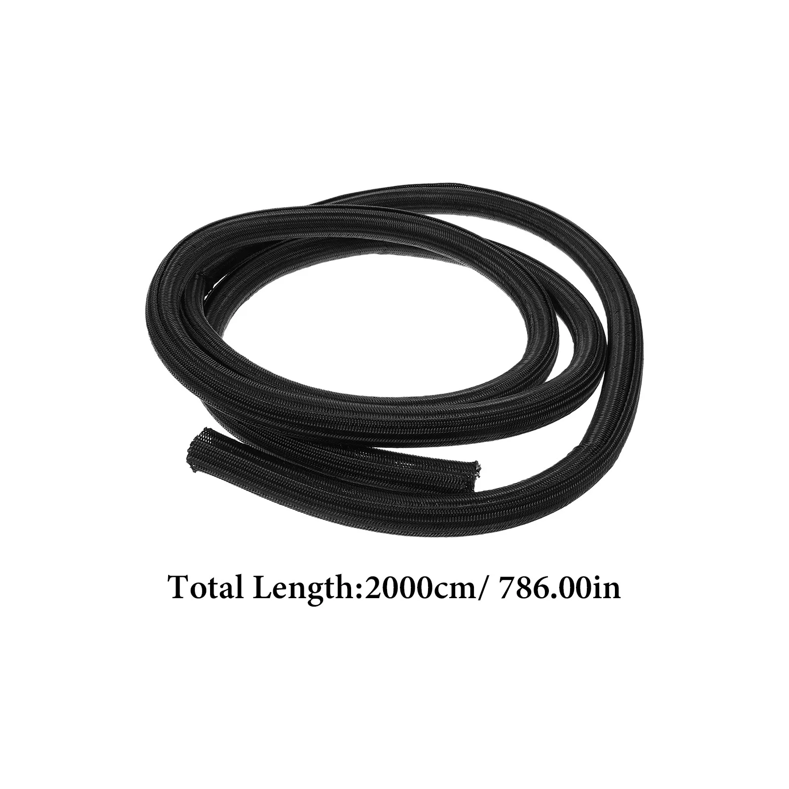 Cable Sleeve Cord Management Wire Organizer Chew Resistant Pet Protector Adjustable Length Cord Wrap for Desk Gaming Setup Cable