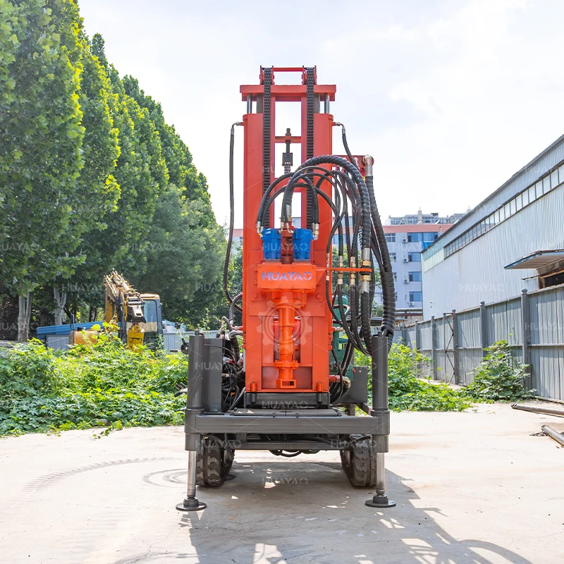 100m200m300m Hydraulic Water Well Drilling Machine Rotary Pump Core Component Crawler Water Well Drilling Machine