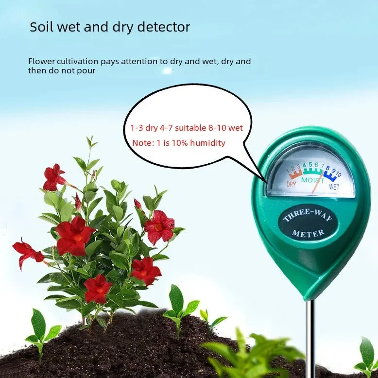 10cm*33cm*4cm Soil Tester Potted Plant Specialized Water Moisture Detector Soil Humidity Meter Gardening Agriculture