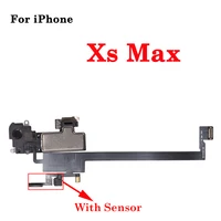 Écouteurs avec capteur de lumière de proximité, câble flexible pour iPhone X XR XS MAX 11 12 Pro max, Mini haut-parleur, pièces de rechange, 1 pièce 3