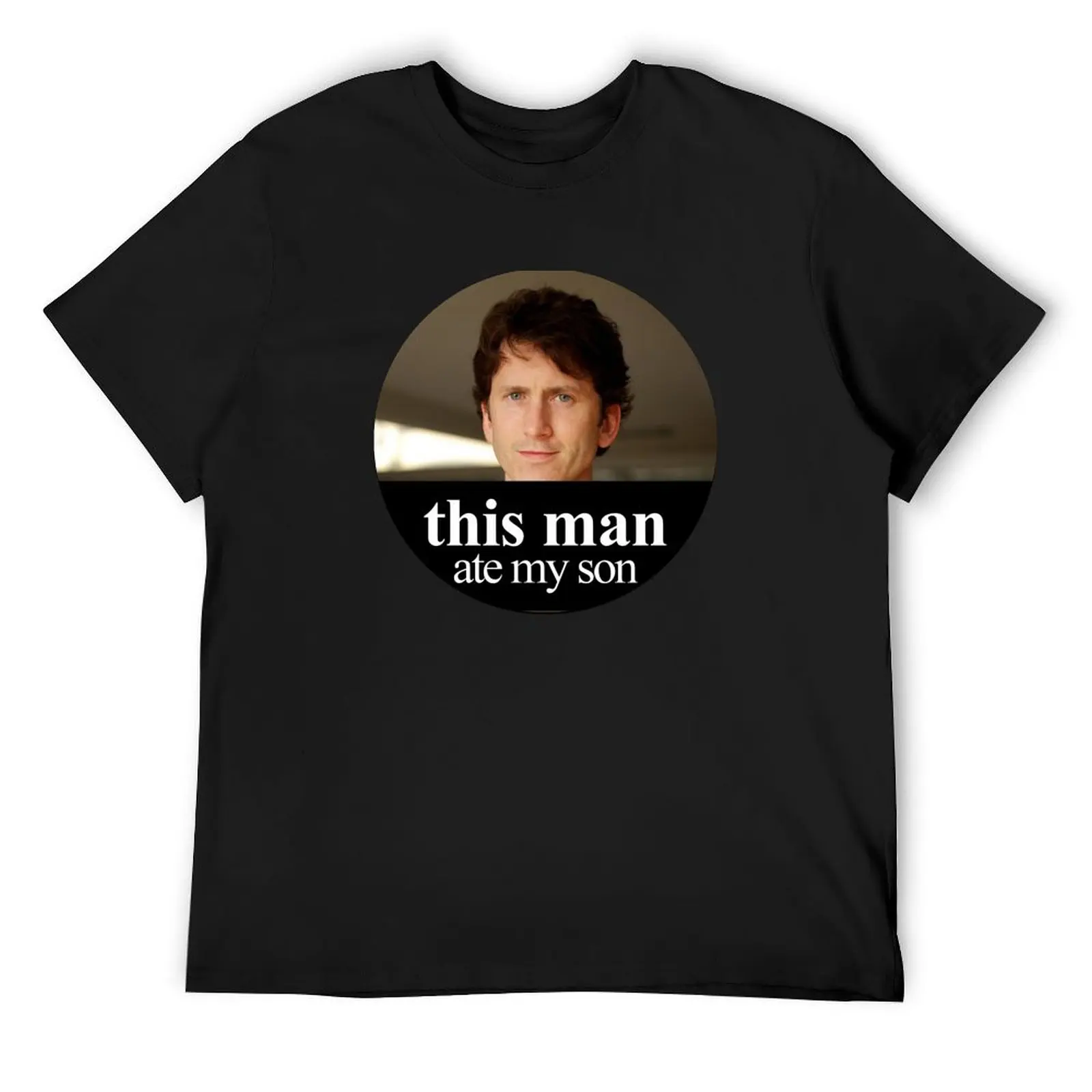 

this man ate my son T-Shirt heavyweights vintage graphic shirts mens tall t shirts