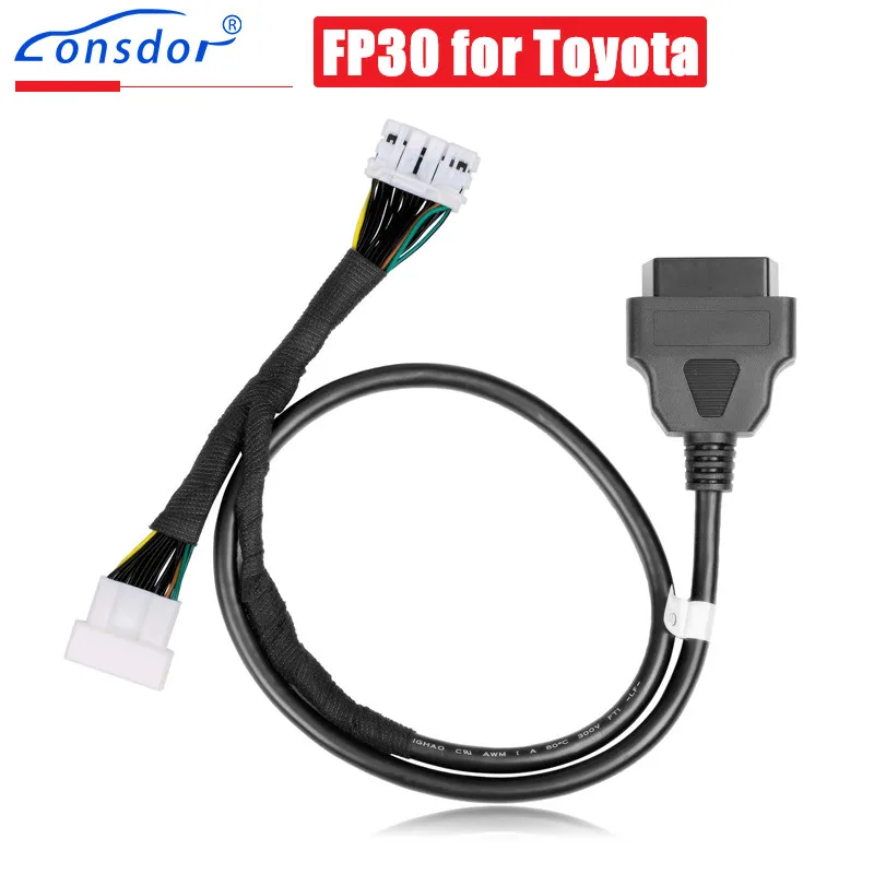 Lonsdor FP30 30 PIN Cable for Toyota 2022- 8A-BA and 4A Proximity without PIN Code Works with K518ISE K518S