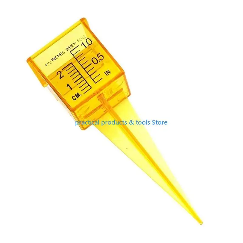 77JB outil mesure l'eau Brigle jaune jaune jaune / gabarit d'arroseur large bouche 10 pack
