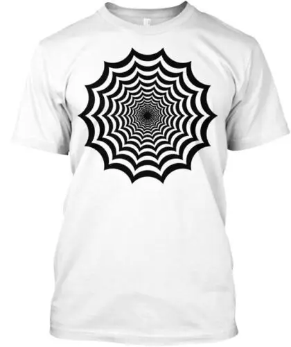 Spider Web Hypnotic T-Shirt Made in the USA Size S to 5XL