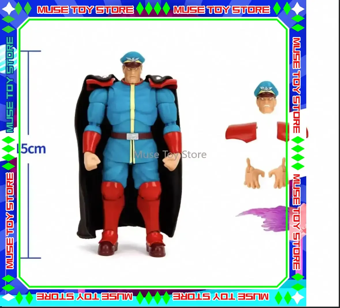 

New In Stock Jada Toys Street Fighter M.Bison The Final Challengers 15CM Action Figures Game Figures Models Toys Gifts