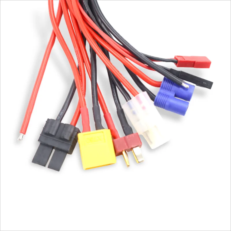 100% العلامة التجارية الجديدة 8 في 1 محول الشحن 4.0 مللي متر الموز موصل إلى EC3 XT60 TRX JST Futaba T ربط لبطارية ليبو Imax B6 B6AC