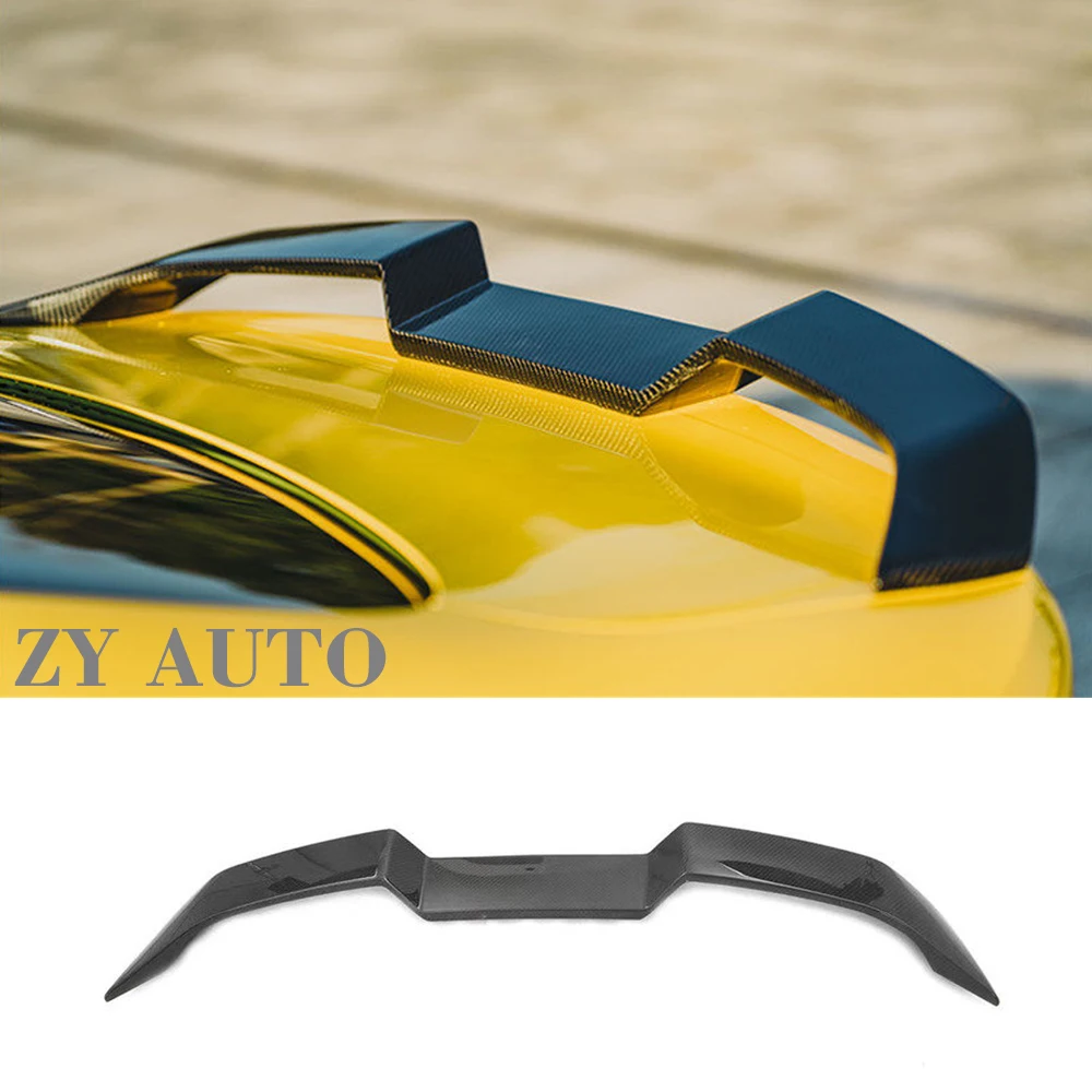For BMW M3 M4 2020-2022 Carbon Fiber Rear Trunk Spoiler Hollow Design Car Exterior Modification Accessories