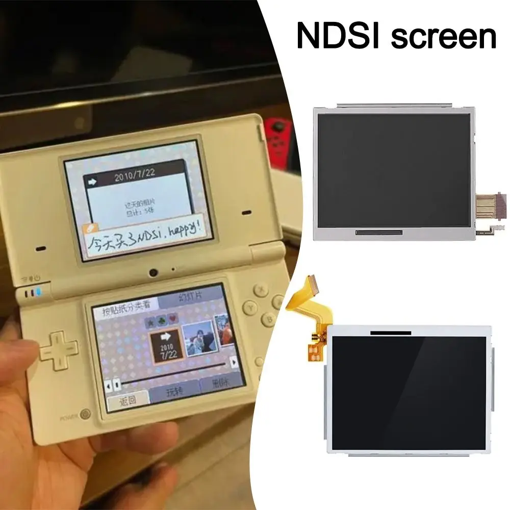 Top Upper Bottom Lower LCD Screen Display Screen for Nintendo NDSI