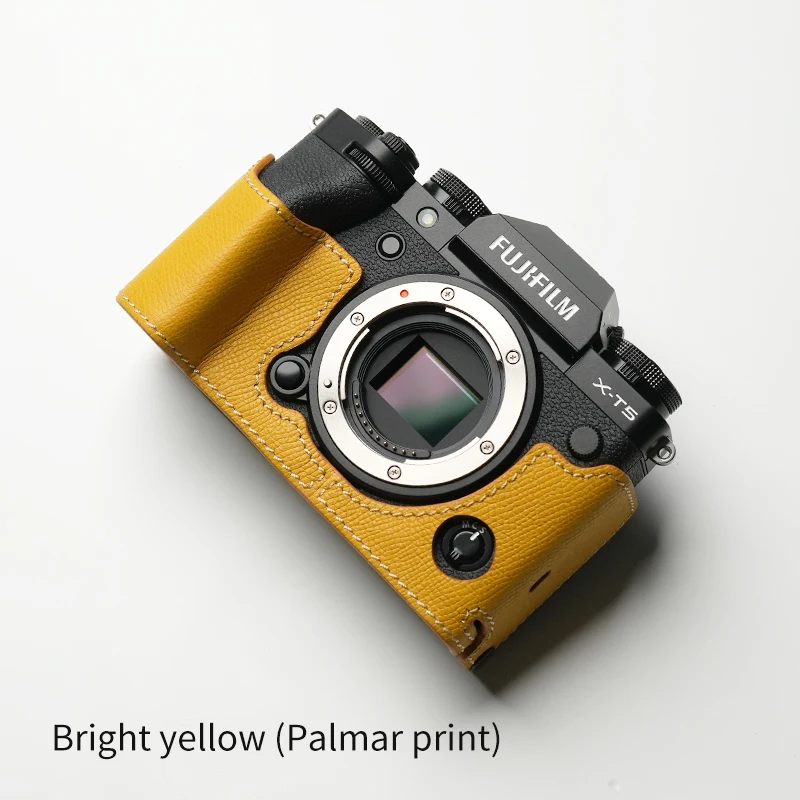 Mr.Stone voor Fujifilm X-T5 cameratas beschermhoes xt5 camera bodysuit XT5 camera handgemaakte lederen cameratas
