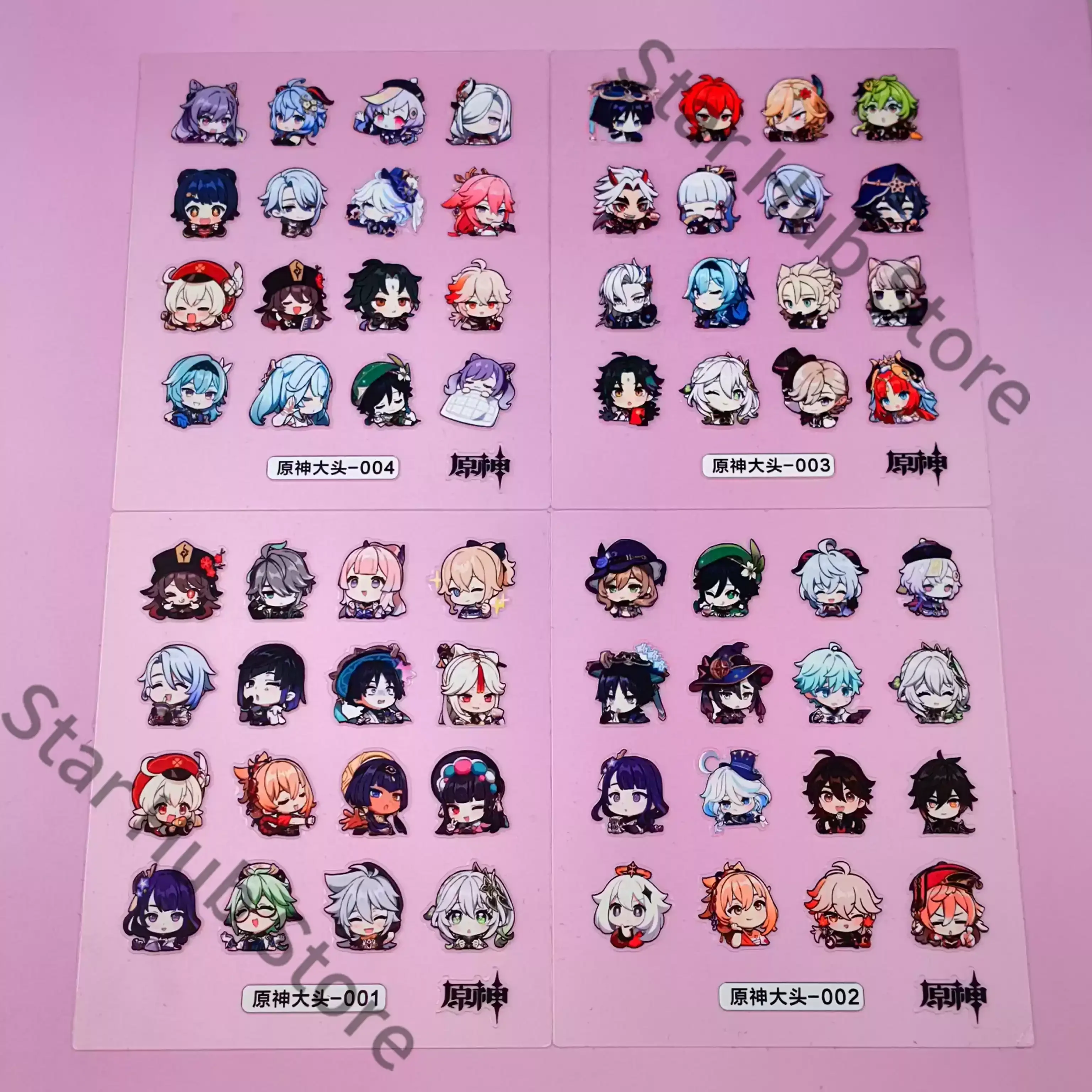 Genshin Impact Funina Klee Nahida Q Version Tags 3D Sticker Accessory Material Pack Cosplay Souvenir Game Related Products Gifts