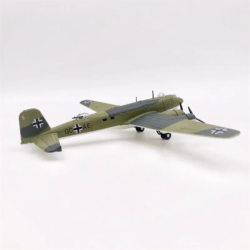 1:144 Scale FW200 Condor Military Transport Reconnaissance Aircraft Alloy Model Collection Toy Gifts Decoration