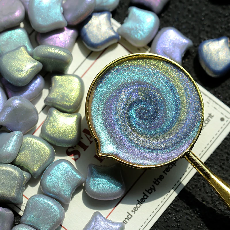 

Lacquer Wax Granules/Aurora Colored Cat Head Lacquer Wax/Used for Handmade DIY Sealing Seals/Invitation Letter Envelope Sealing