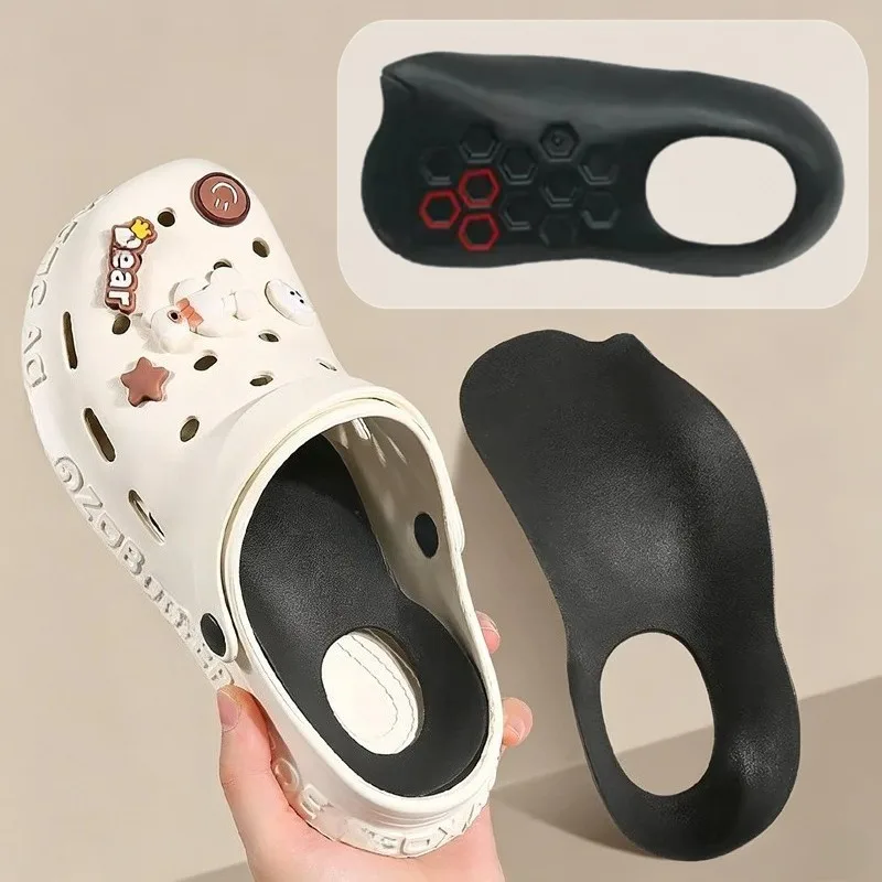1 Par de Plantillas Ortopédicas para Pies Planos, Piernas en Forma de O y Fascitis Plantar - Soporte de Arco Unisex Talla Grande para Zapatos
