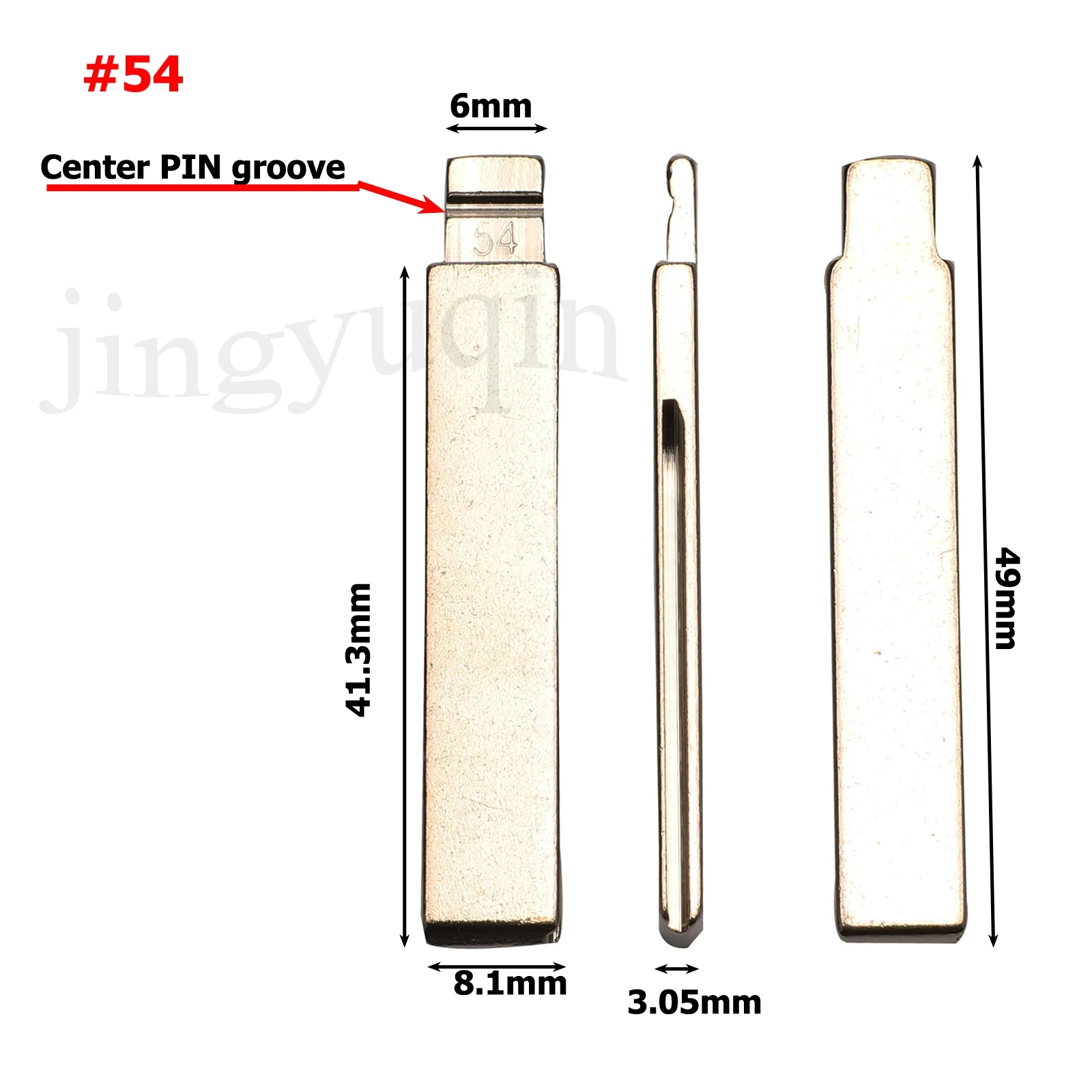 jingyuqin Folding Remote Car Key Blade For Renault Megan Dacia Clio Duster VAC102 VA2 HU83 #53 #54 #58 #72 #73 #152 #153