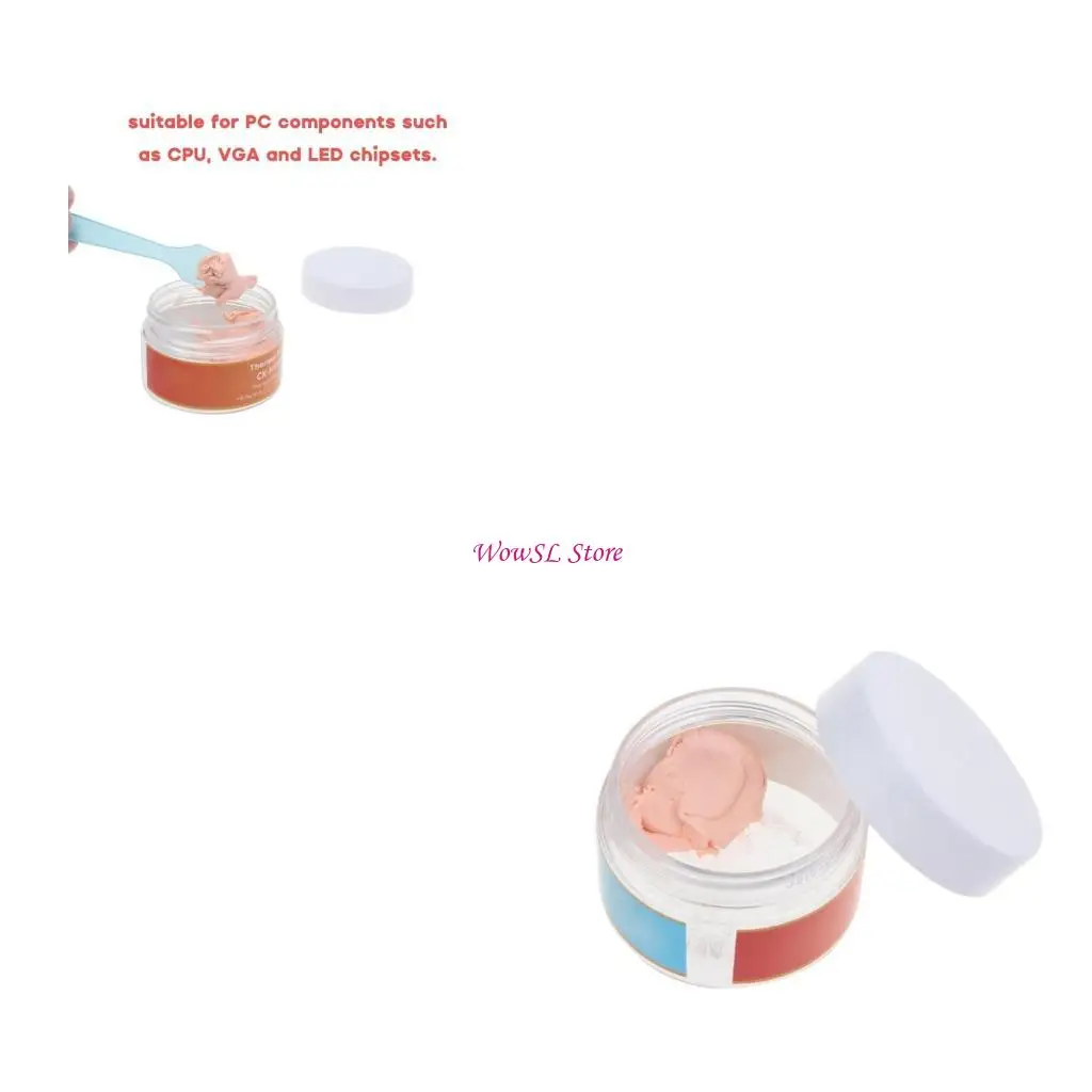 

10g/20g/50/70g Silicone Compound Thermal Putty Conductive Grease Heatsink for CPU GPU Chipset Notebook Cooling 13.5W/m-k HX5E