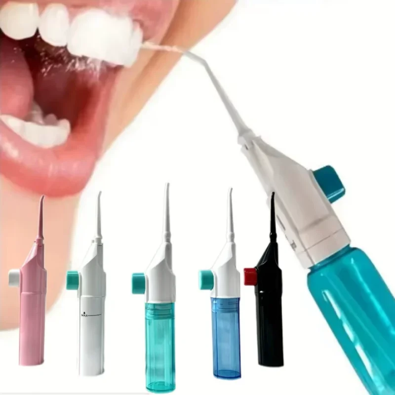 Toothpick Style Portable Manual Water Flosser High Pressure Oral Irrigator for Deep Cleaning of Gums And Teeth Care