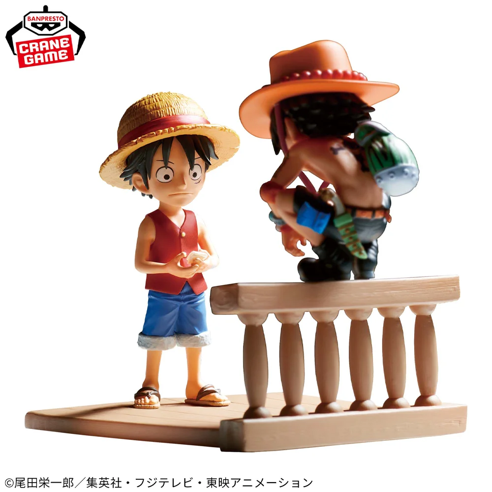 In Stock Original BANPRESTO WCF Story Line 13 One Piece Monkey D Luffy Portgas D Ace Figure Anime Model Genuine Boxed Toy