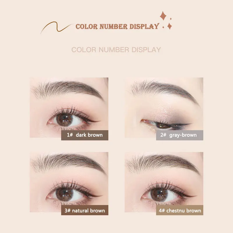 Nove Novel Pencils Eyebrow Enhancers Makeup Items High Quality Professional Brand Makeup Permanent Brown Eyebrow Tattoo Pencil