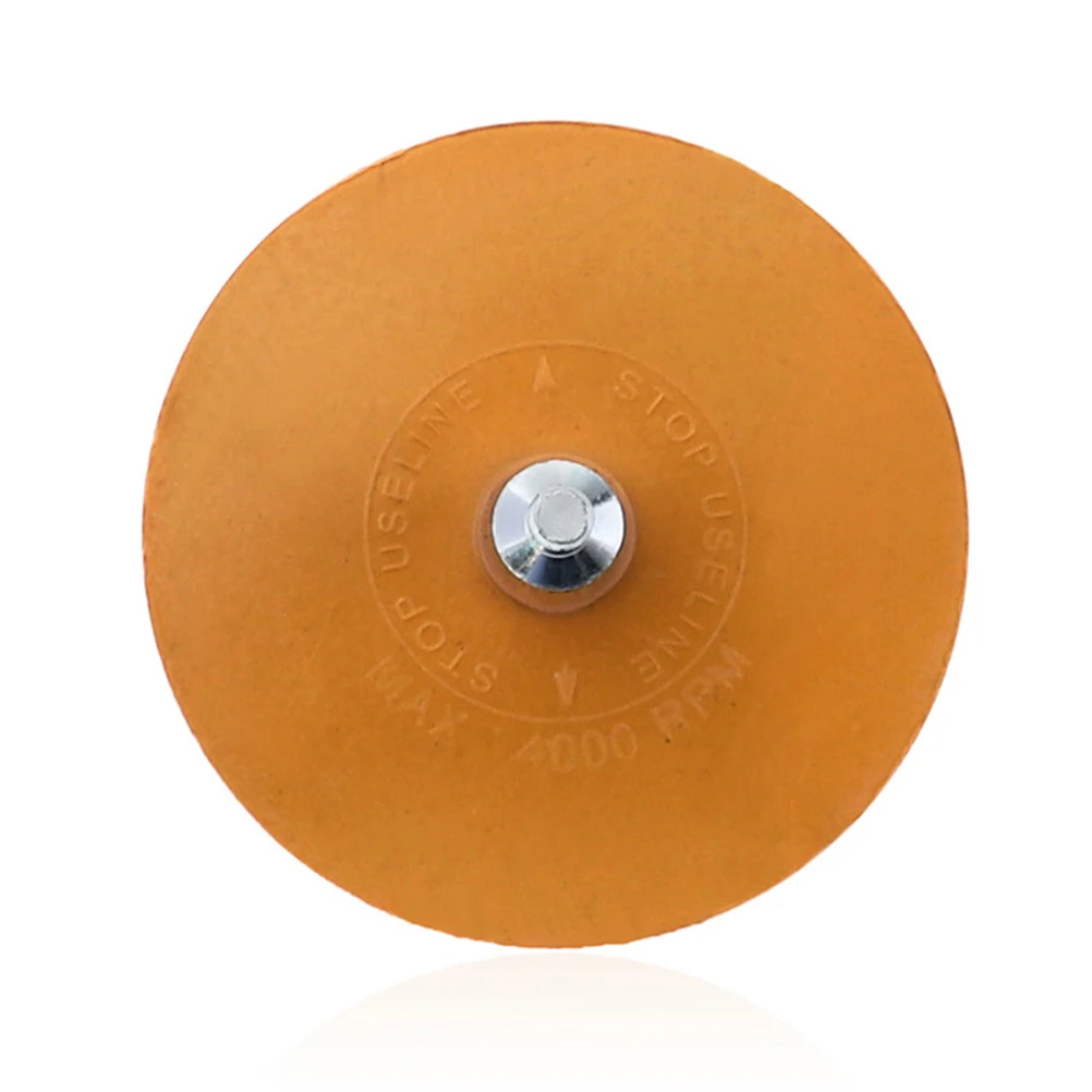 

Quick Rubber Remover Rubber Polishing Wheel 88mm 100mm Non-Damage Car Paint Electric Drill Yellow Car Polishing Wheel