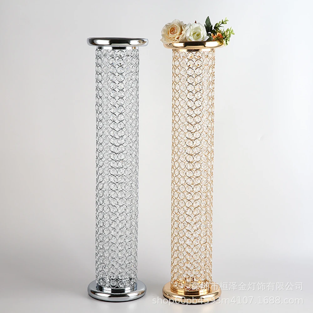 

New Arrival Golden Flower Stand For Wedding Table Centerpiece Round Shape Flower Ball Holder Decoration