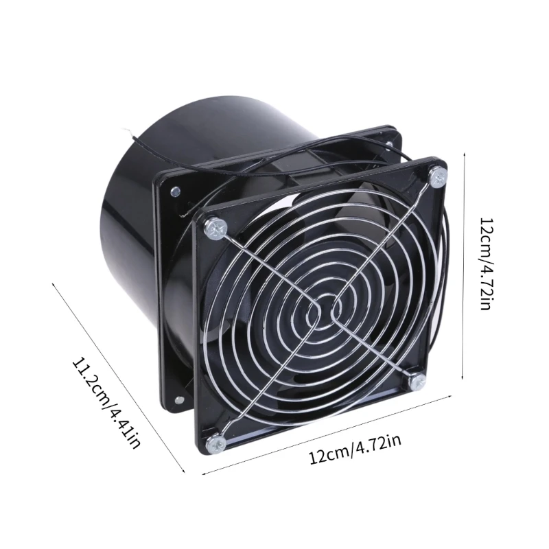 Ipiip المطبخ مروحة العادم 85CFM قوية من خلال الجدار الطابق السفلي مروحة العادم جدار جبل الحمام النازع مروحة للمرآب
