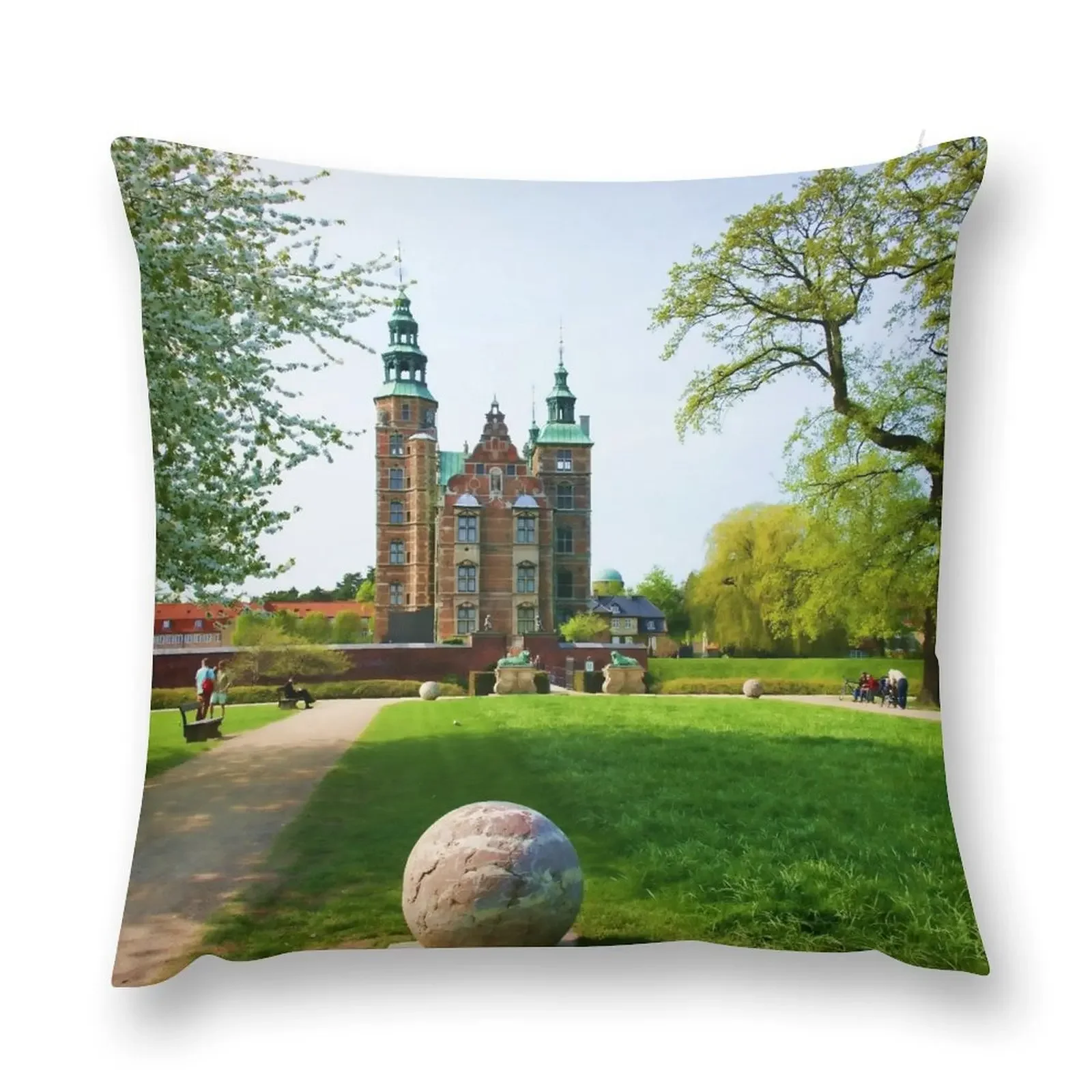 

Rosenborg Castle Throw Pillow Couch Cushions Christmas Covers For Cushions Cushions Christmas Pillowcase pillow