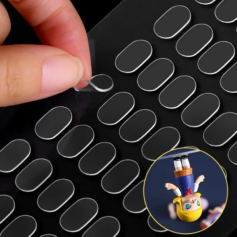 

200 шт. прозрачных двусторонних клейких лент-накладок – не оставляющие следов, противоскользящие, для проектов DIY и декора моделей автомобилей