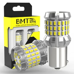 BMTxms-bombilla LED 1156 BA15S P21W BAY15D 1157 P21/5W, luces de freno LED, lámpara de marcha atrás Canbus para PEUGEOT 206 1998-2021 3008 2009-2016