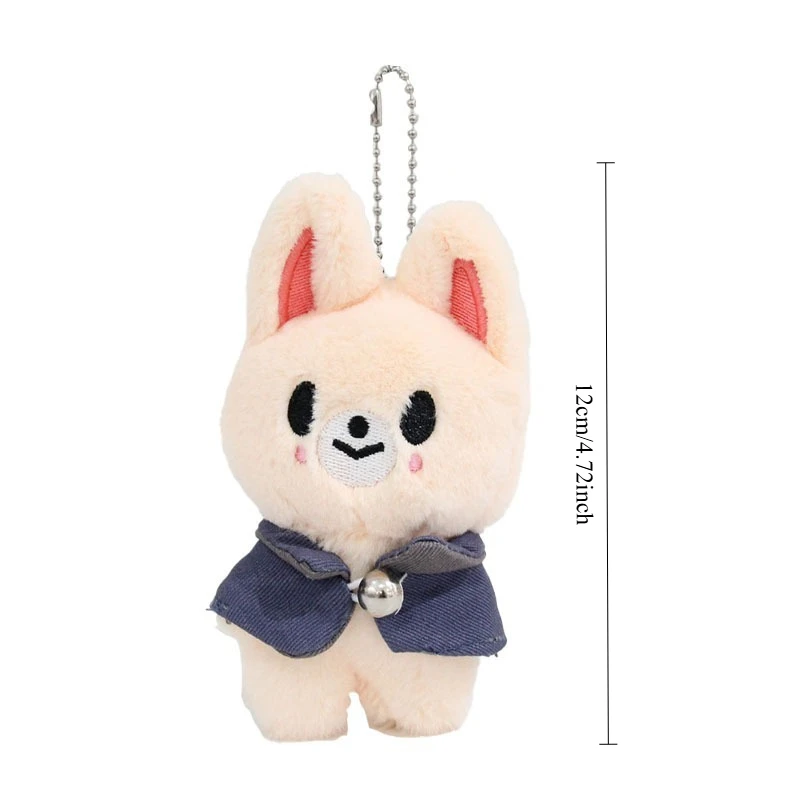 Skzoo 12cm Kpop Cartoon Stuffed Animal Plushies Stay Plush Doll Toys KawaiiJYP Adults KZ Fans Keychain Pendant Kid Gift