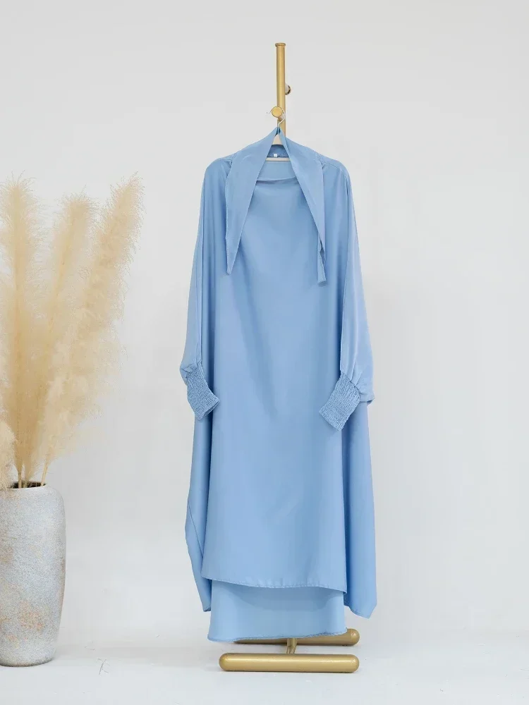 ラマダン ムスリム ドレス 女の子 キッズ 礼拝服 ヒジャブ ドレス 子供用 フード付きアバヤ フルカバー ニカブ イスラム ドバイ イード ローブ 2026 ジルバブ