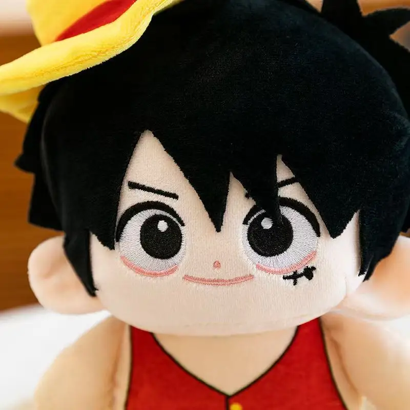 Neuestes Modell, Solon Luffy Shanzhi Ace Plüschtier, Cartoon-Anime-Spaßpuppe, Geburtstagsgeschenk für Kinder – Detail 7