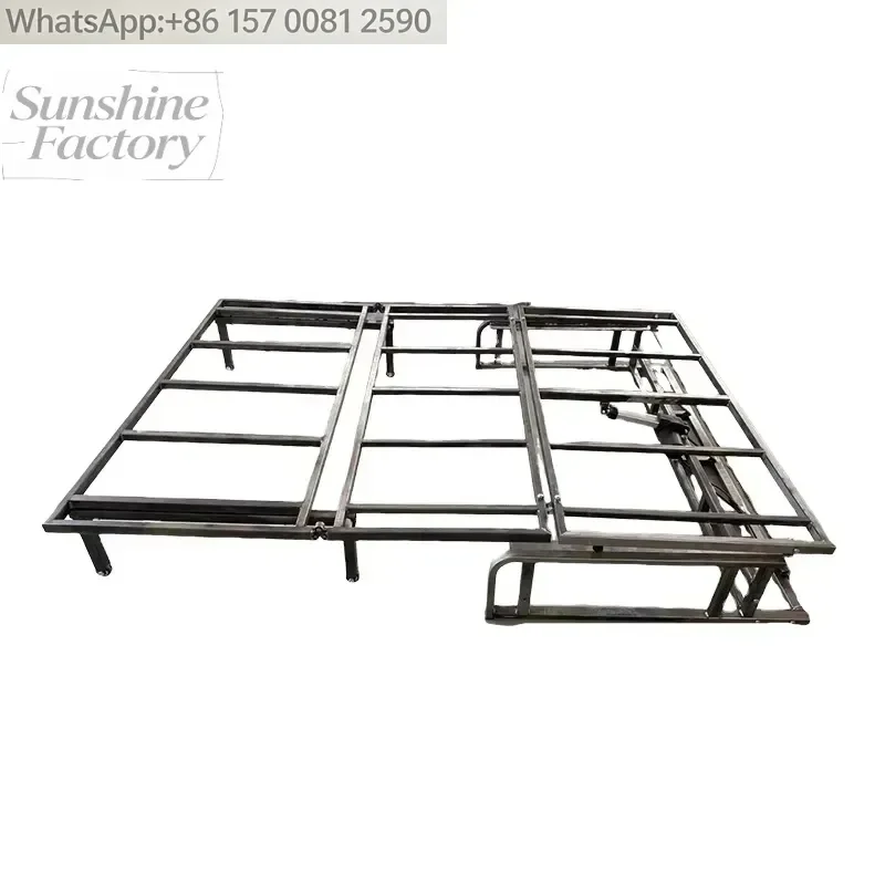 Dual-Use Modern Light Electric Sofa Bed Frame One Seat Folding Row Skeleton Iron Furniture Hardware Sliding Mechanism