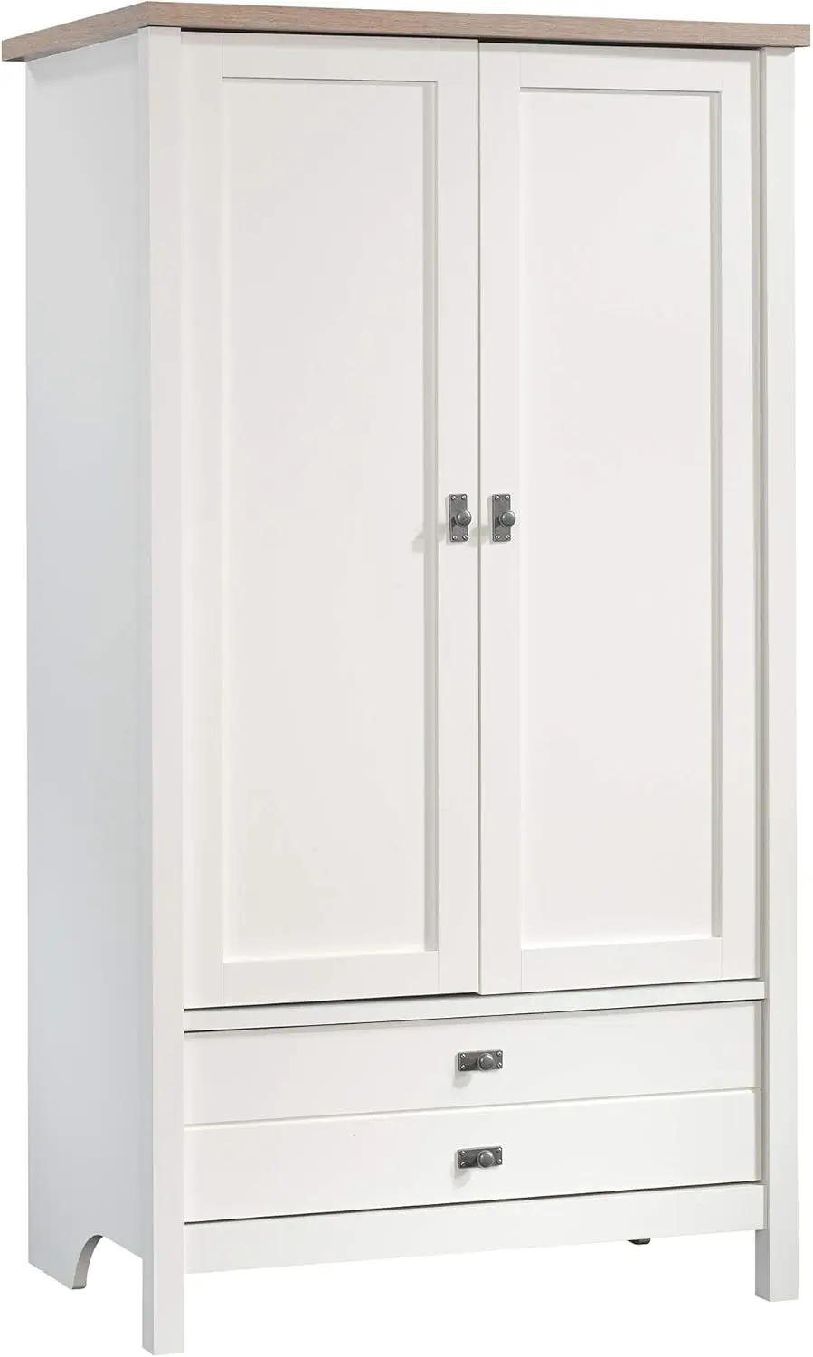 

Cottage Road Armoire, Soft White Finish