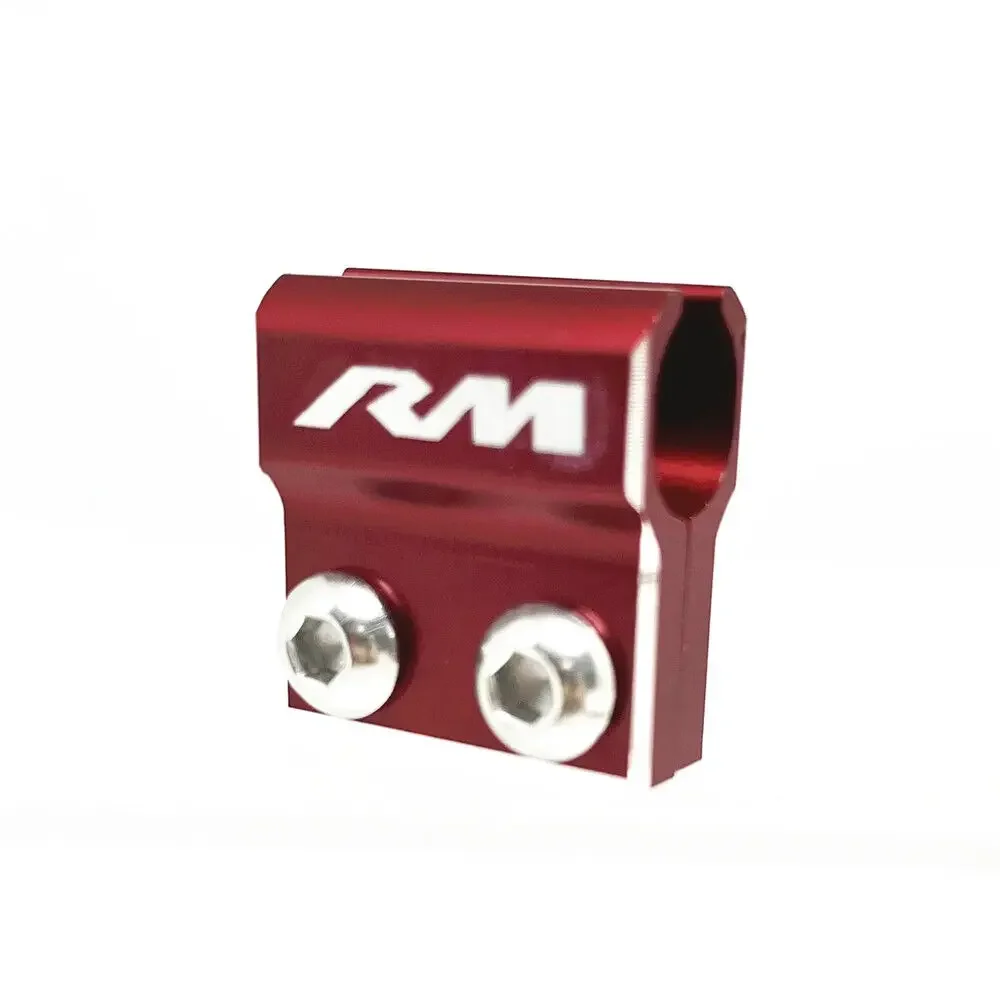 

RM LOGO CNC Front Brake Lines Hose Clamp Holder For SUZUKI RM 85 RM 125 250